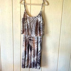 H & M Palm print sundress